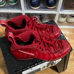 Nike Vibrant Red Athletic Shoes